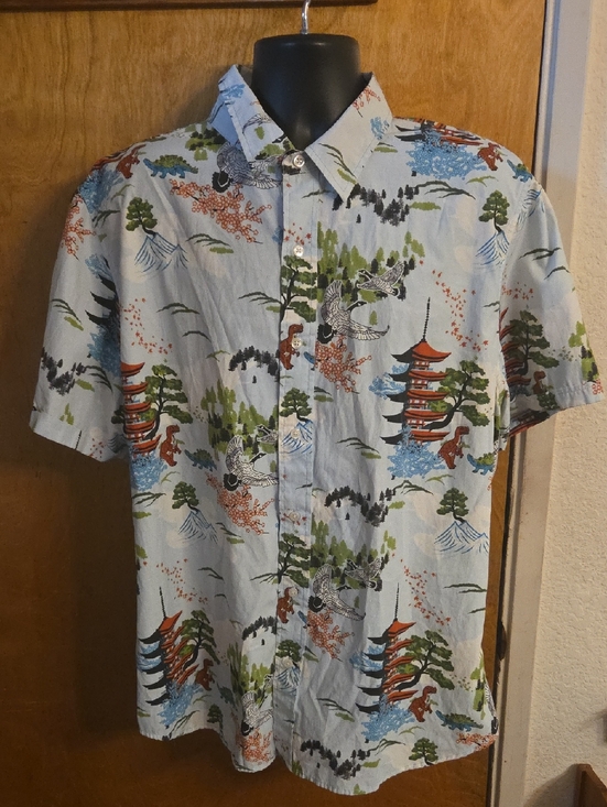 Firefly Other - Serenity Firefly Hoban Wash Washburne Hawaiian Dinosaur Leaf Shirt Men’s 2XL